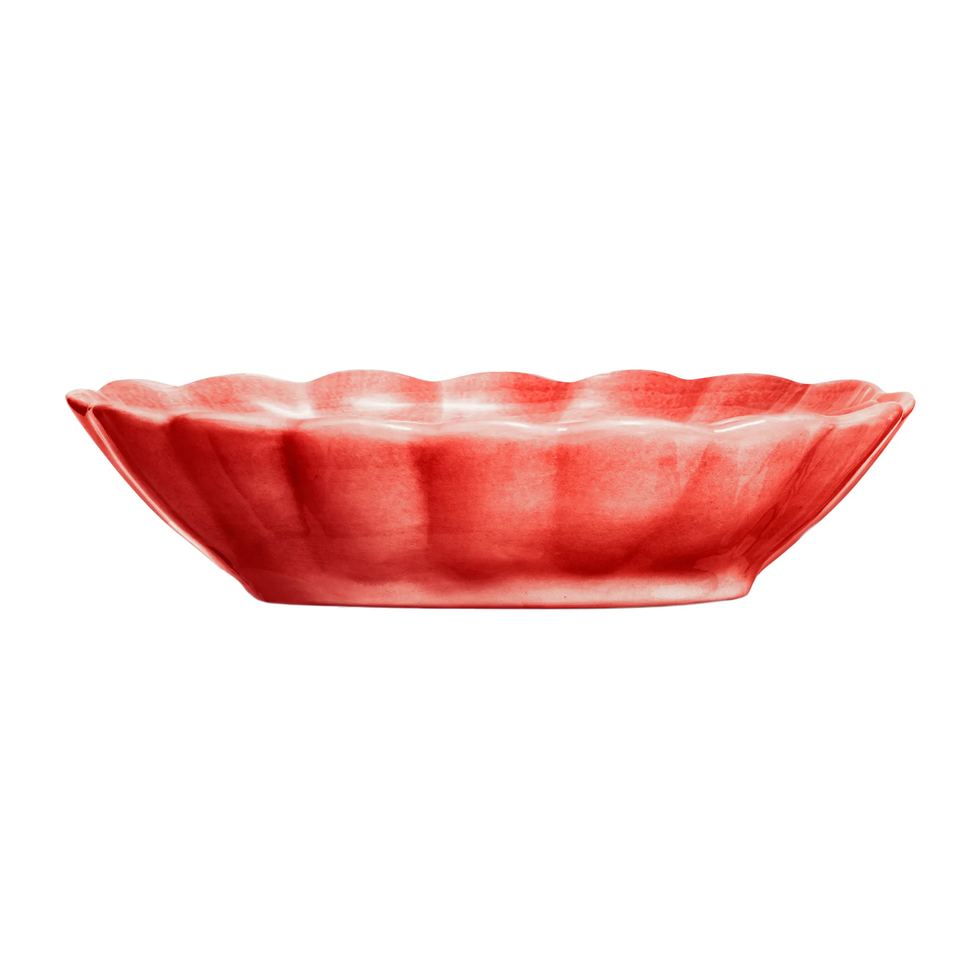 Tigela Oyster 18x23 cm, Vermelho Mateus