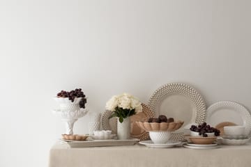 Travessa Bubbles oval 35 cm - Branco - Mateus