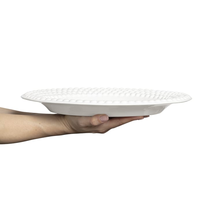 Travessa Bubbles oval 35 cm, Branco Mateus