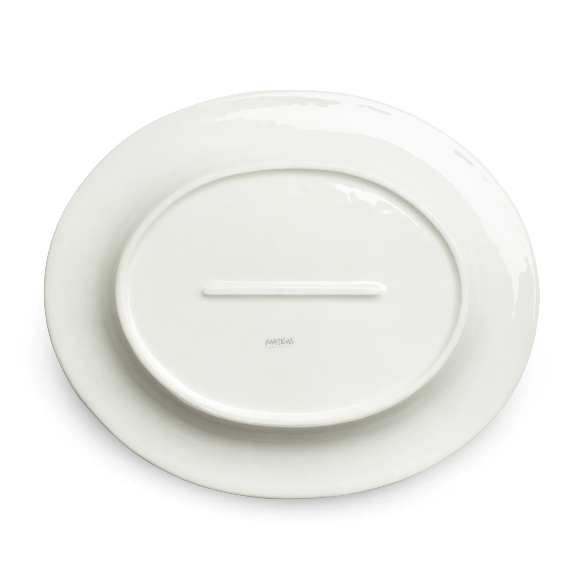 Travessa Bubbles oval 35 cm, Cinza Mateus