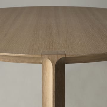 Amor mesa de jantar redonda - carvalho óleo duro pigmento branco - Mavis