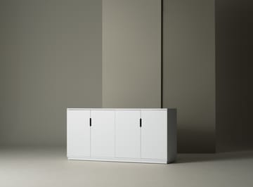 Aoko aparador 77x160 cm - Verniz branca - Mavis