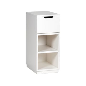 Aoko cabeceira 72 cm 1 gaveta - Verniz branco - Mavis