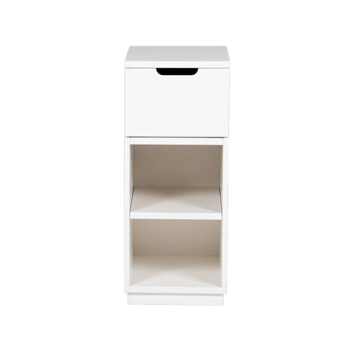 Aoko cabeceira 72 cm 1 gaveta - Verniz branco - Mavis