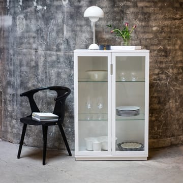 Aoko vitrina 120 cm - Verniz branco - Mavis