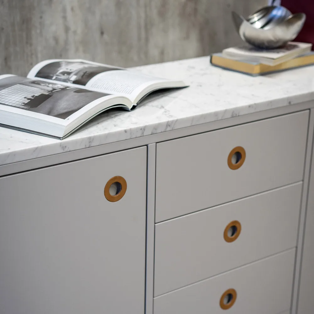 Höllviken aparador, cinzento claro Mavis