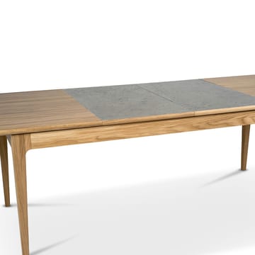 Höllviken mesa de jantar - carvalho branco pigmentado verniz mate - Mavis