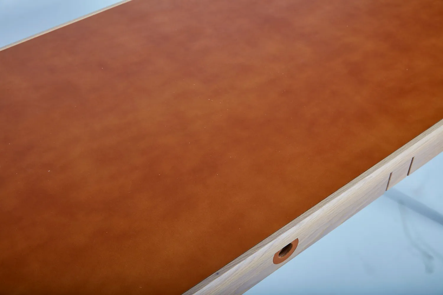 Höllviken secretária, carvalho pigmenteado branco Mavis