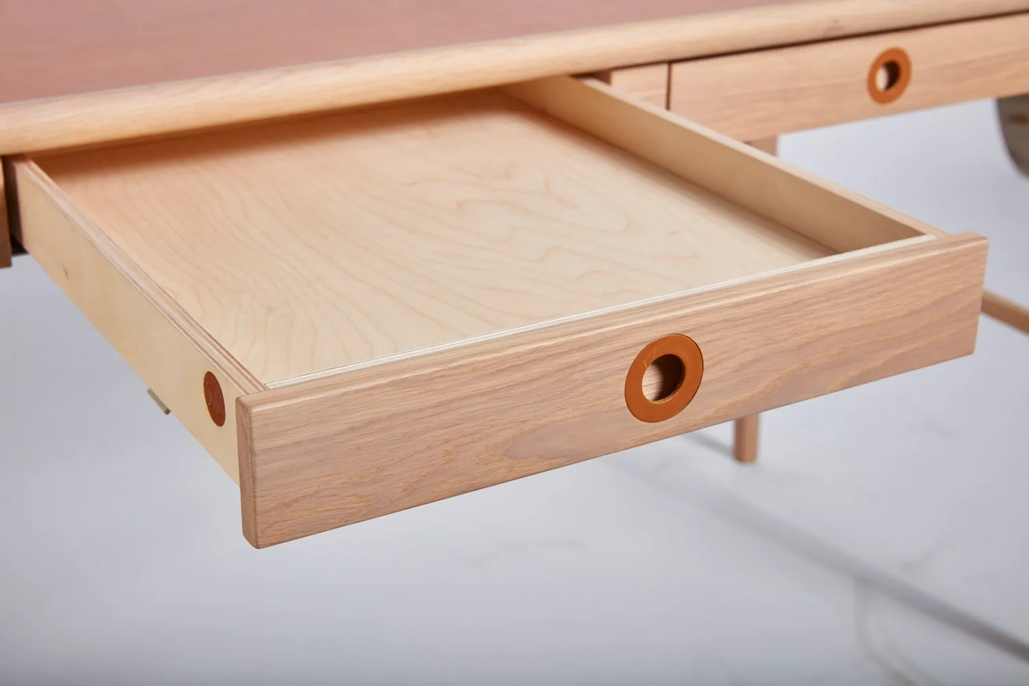 Höllviken secretária, carvalho pigmenteado branco Mavis