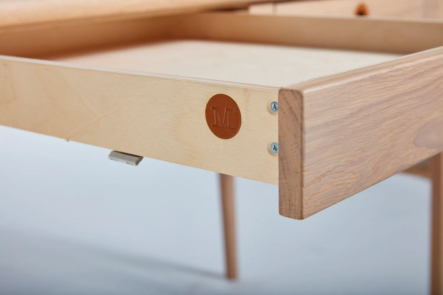 Höllviken secretária, carvalho pigmenteado branco Mavis