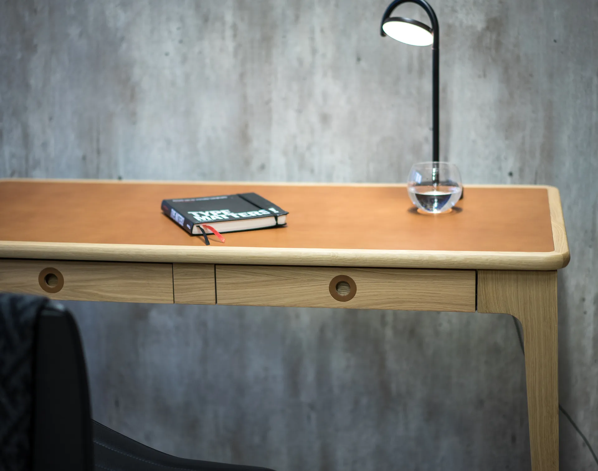 Höllviken secretária, carvalho pigmenteado branco Mavis