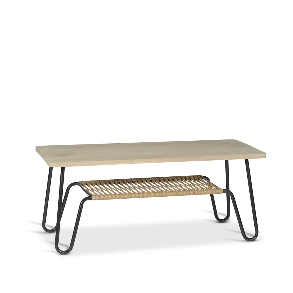 Marcel mesa de centro , carvalho sabão rústico, 120x50 Mavis