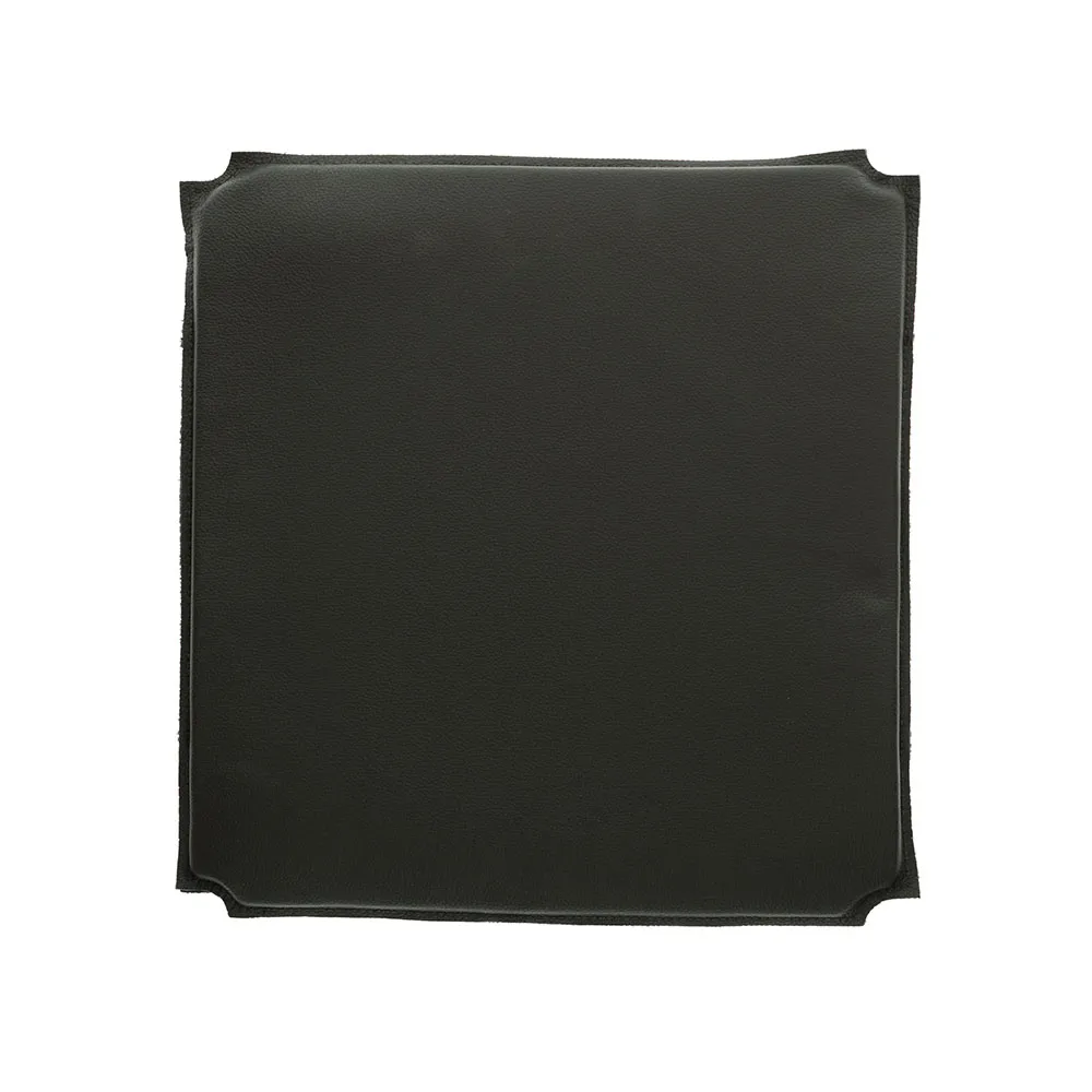 Rod almofada de cadeira , couro preto Mavis