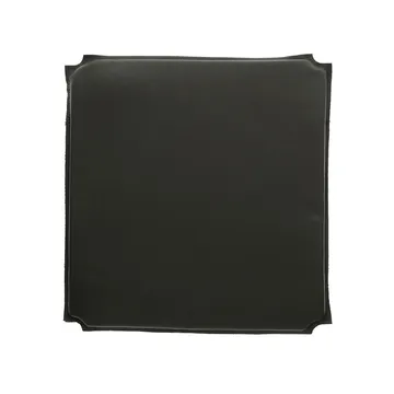 Rod almofada de cadeira  - couro preto - Mavis