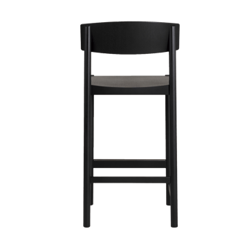 Rod banco de bar 65 cm - Faia envernizada preta - Mavis