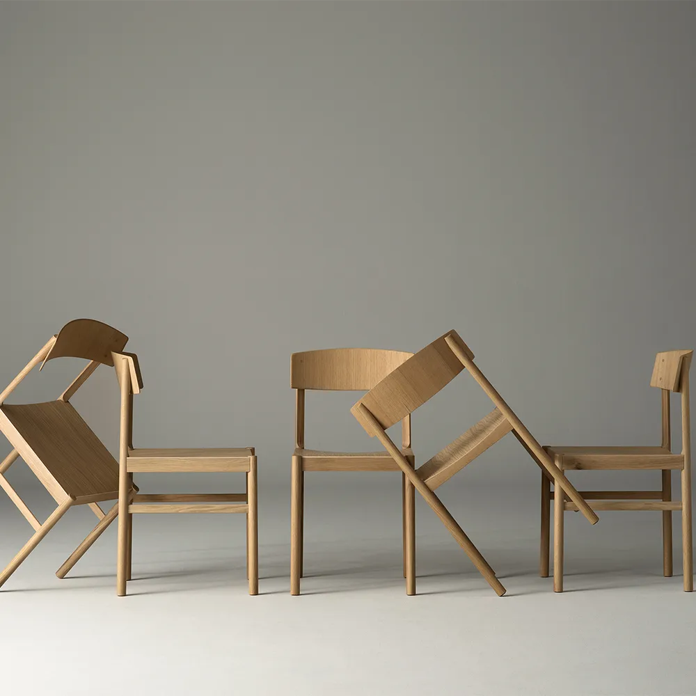 Rod cadeira, Carvalho branco pigmentado com acabamento fosco verniz Mavis