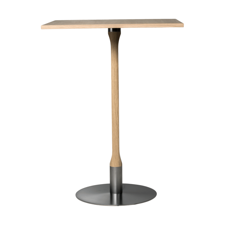 Rod mesa de bar 70x70 cm, Carvalho mate com pigmento branco Mavis