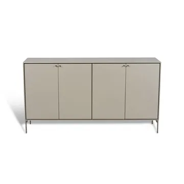 Volt aparador 80x148 cm - Bege-aço inoxidável - Mavis