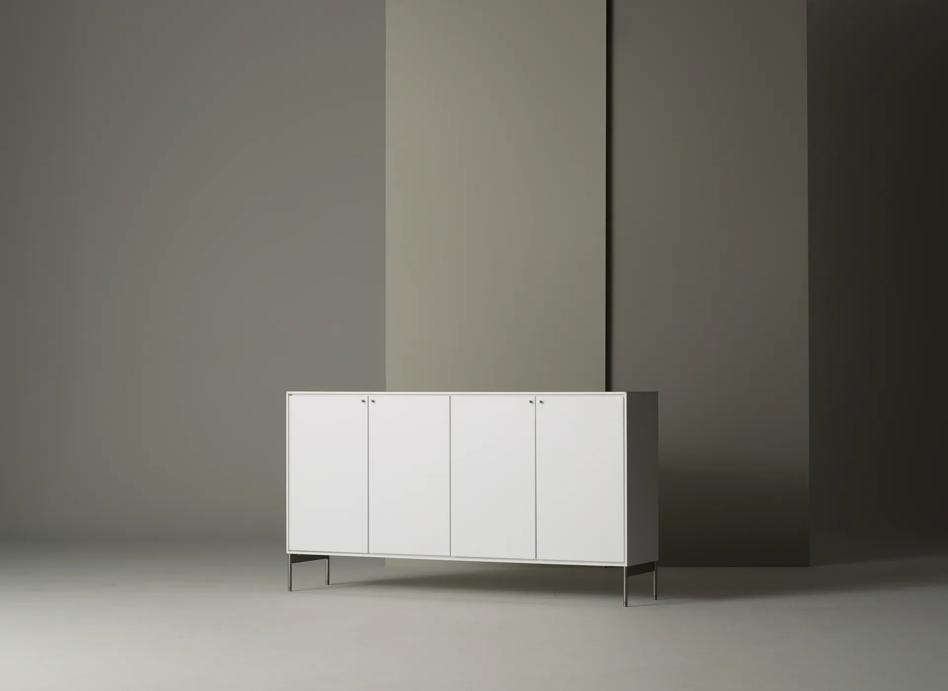 Volt aparador 80x148 cm, verniz branco Mavis