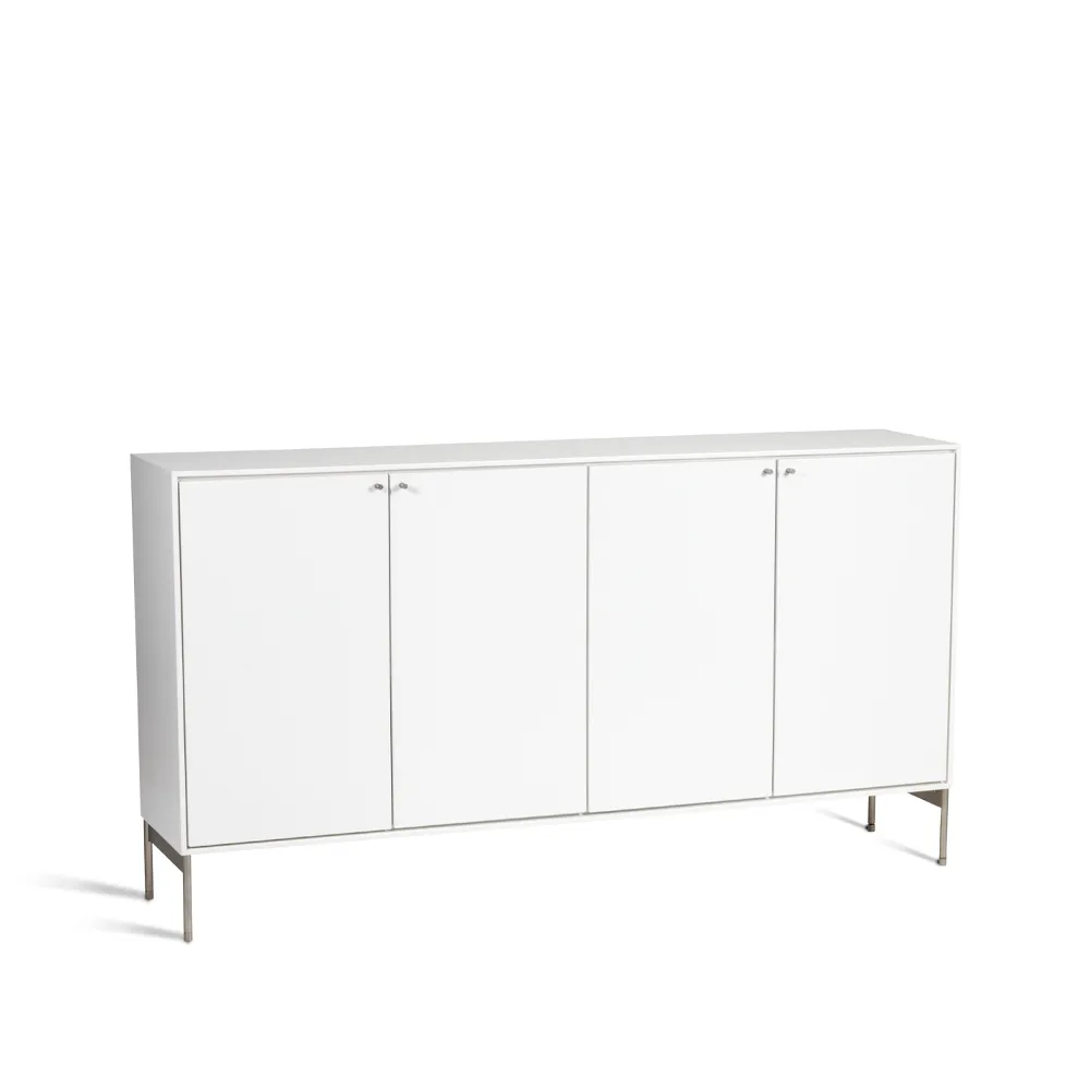 Volt aparador 80x148 cm, verniz branco Mavis