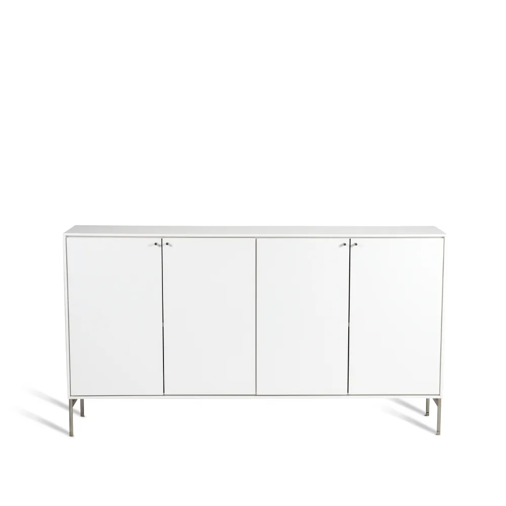 Volt aparador 80x148 cm, verniz branco Mavis