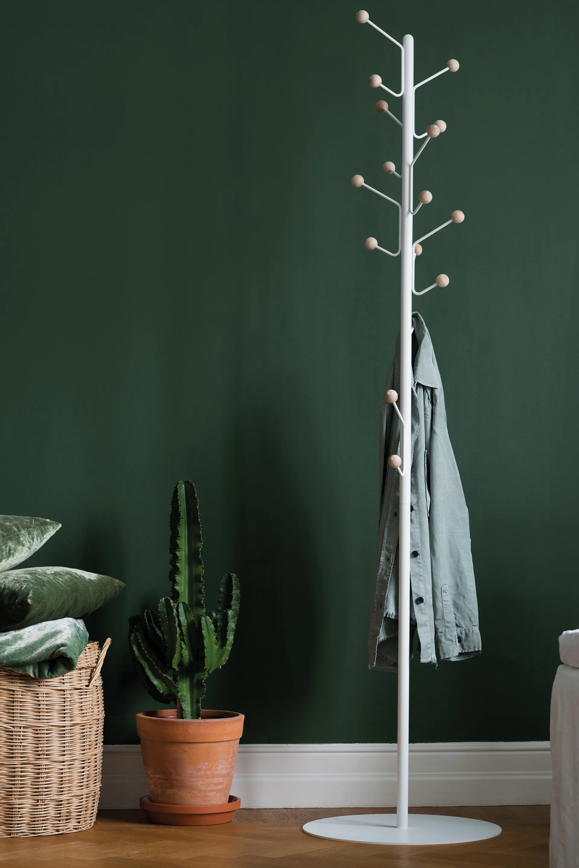 Bill Floor cabide, Branco Maze