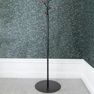 Bill Floor cabide - Castanho escuro-preto - Maze