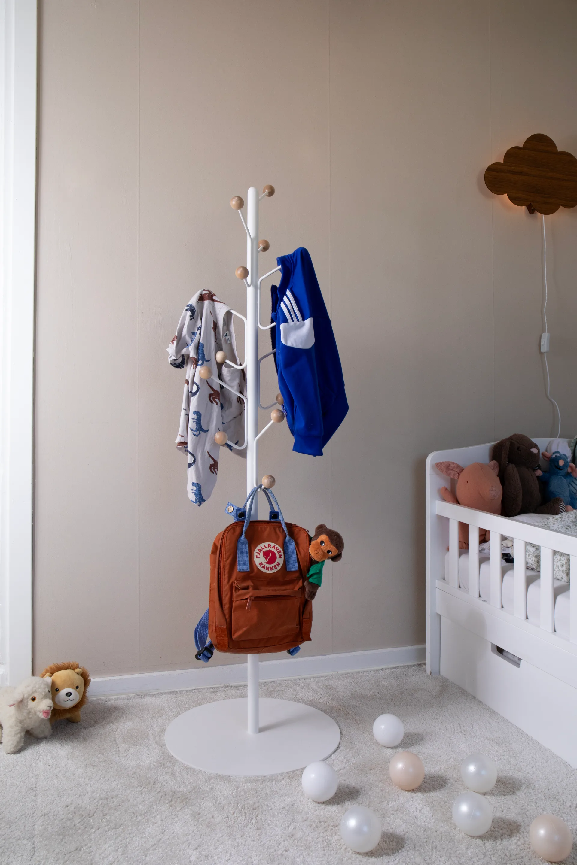 Bill Floor cabide infantil, Branco Maze