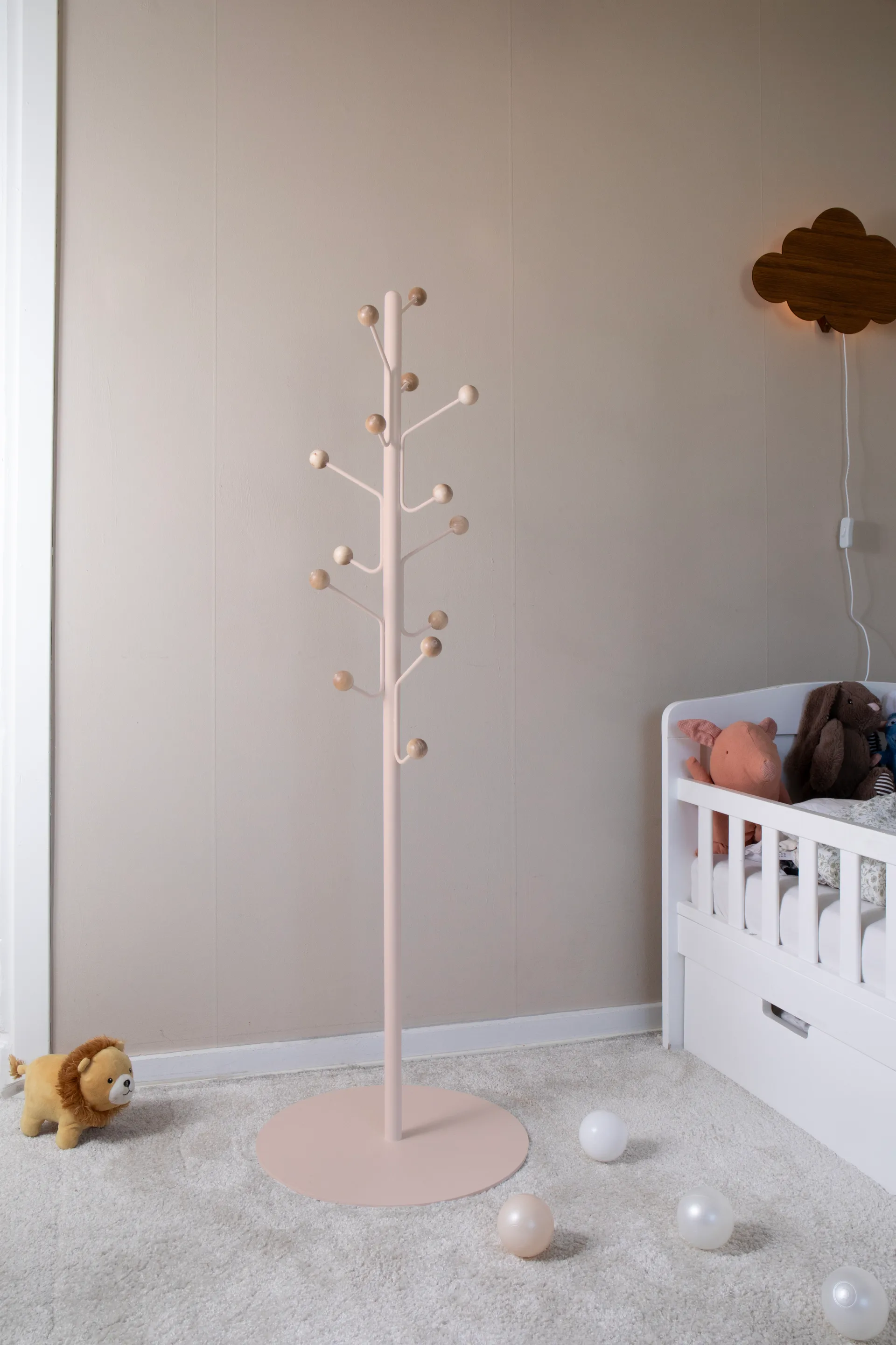 Bill Floor cabide infantil, Rosa pálido Maze