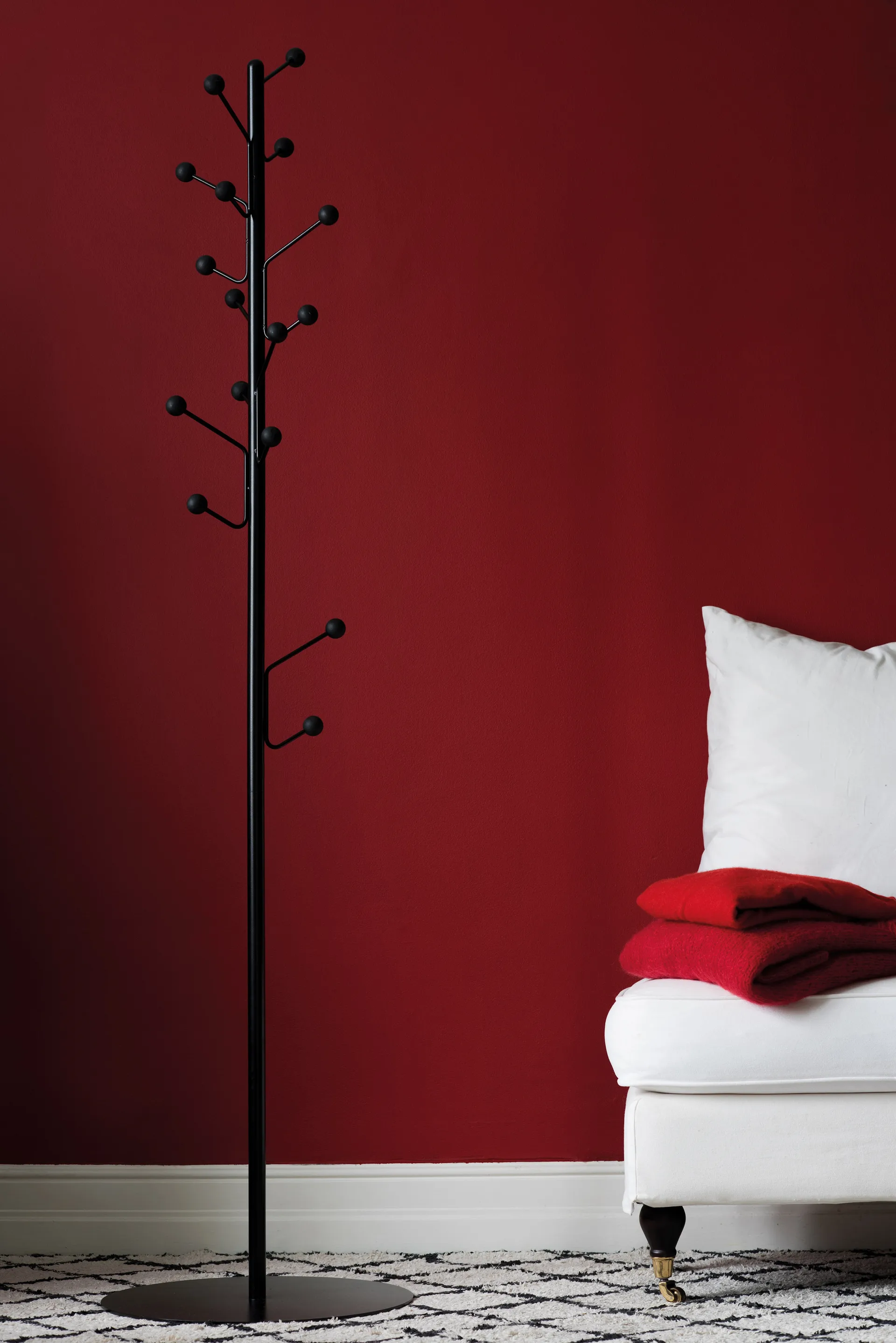 Bill Floor cabide, Preto Maze