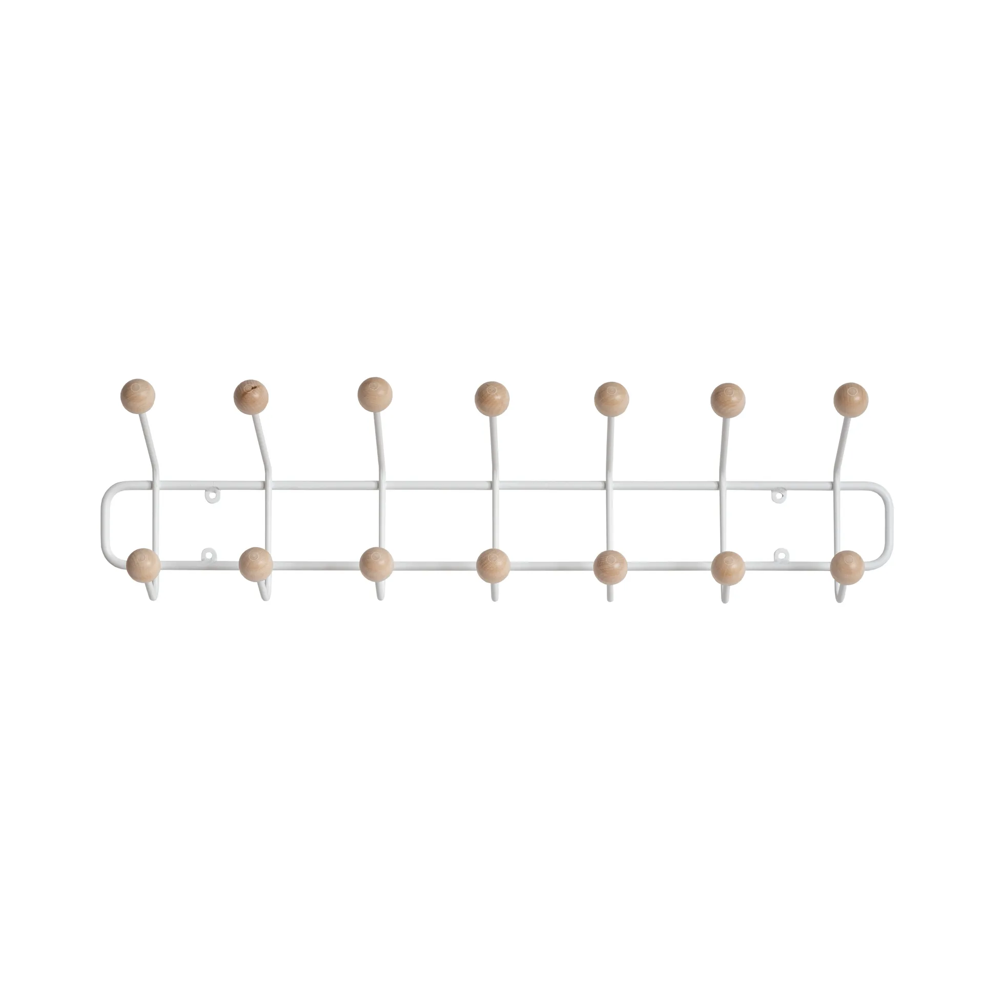 Bill Horizontal cabide, branco Maze