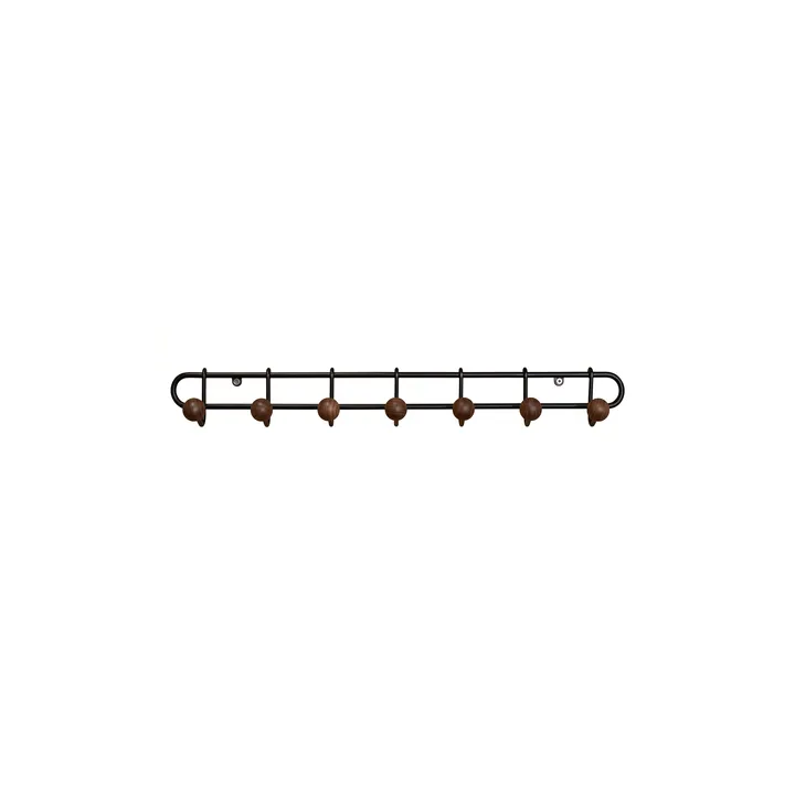Bill Slim cabide de parede - Black-walnut - Maze