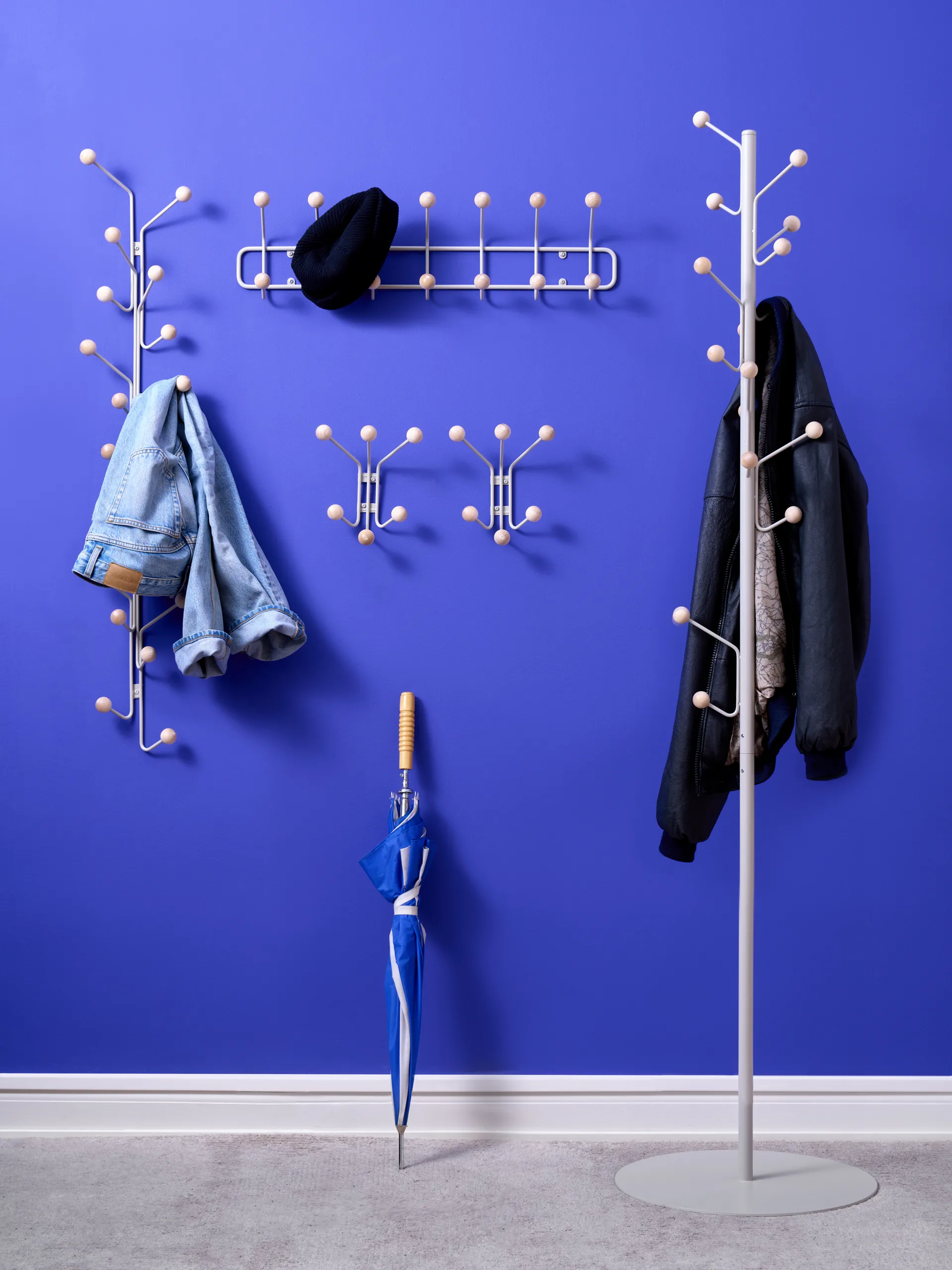 Bill XS cabide, Greige Maze