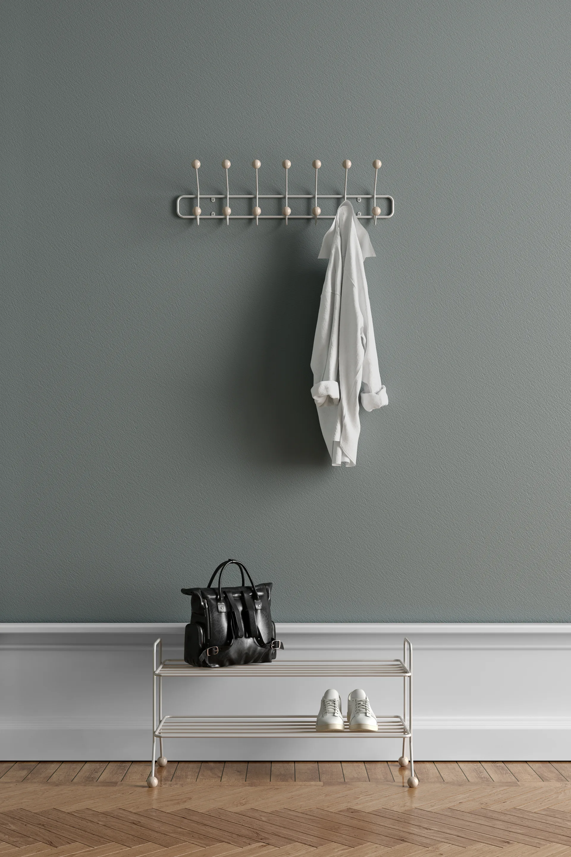 Cabide Bill Horizontal L, Greige Maze