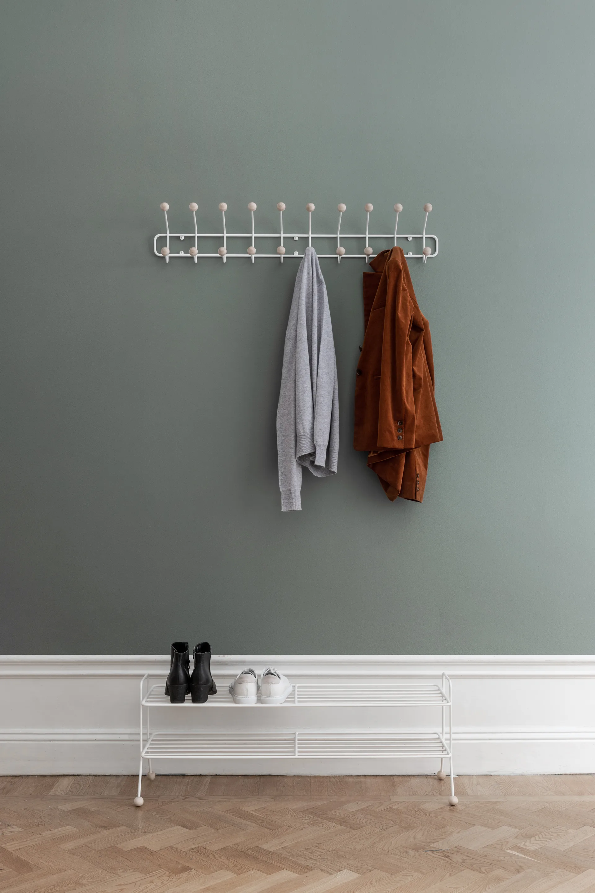 Cabide Bill Horizontal L, Greige Maze