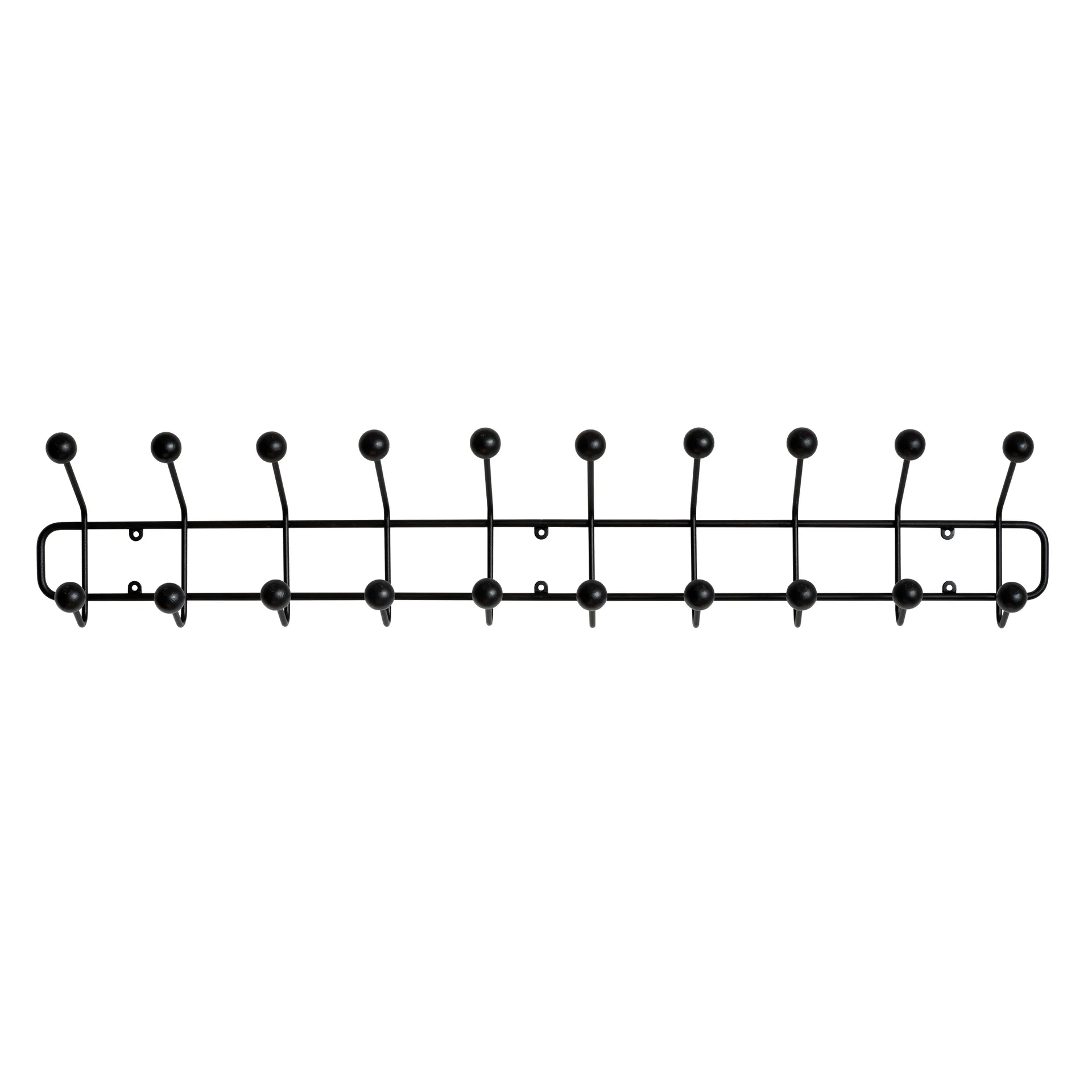 Cabide Bill Horizontal L, preto Maze