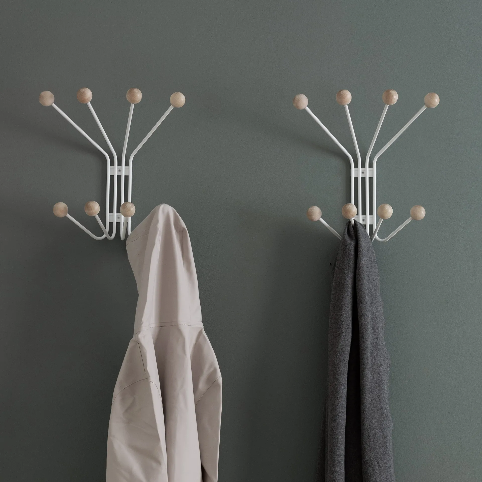 Cabide Bill S, branco Maze