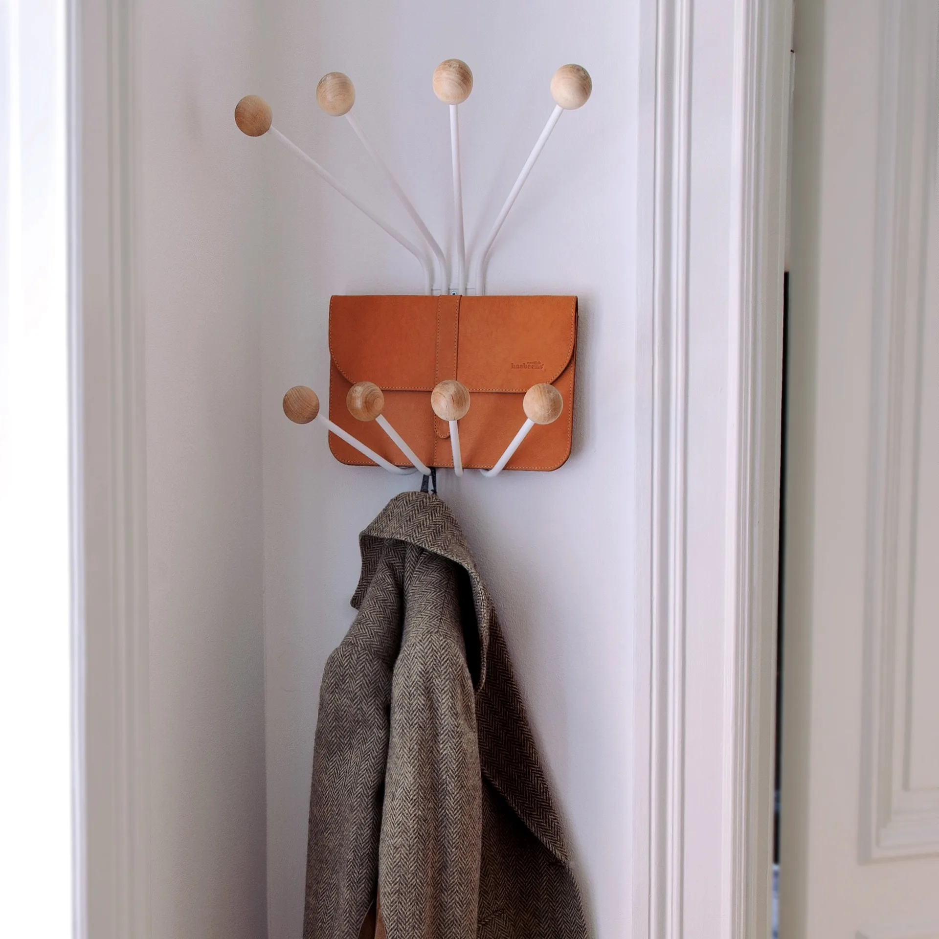 Cabide Bill S, branco Maze