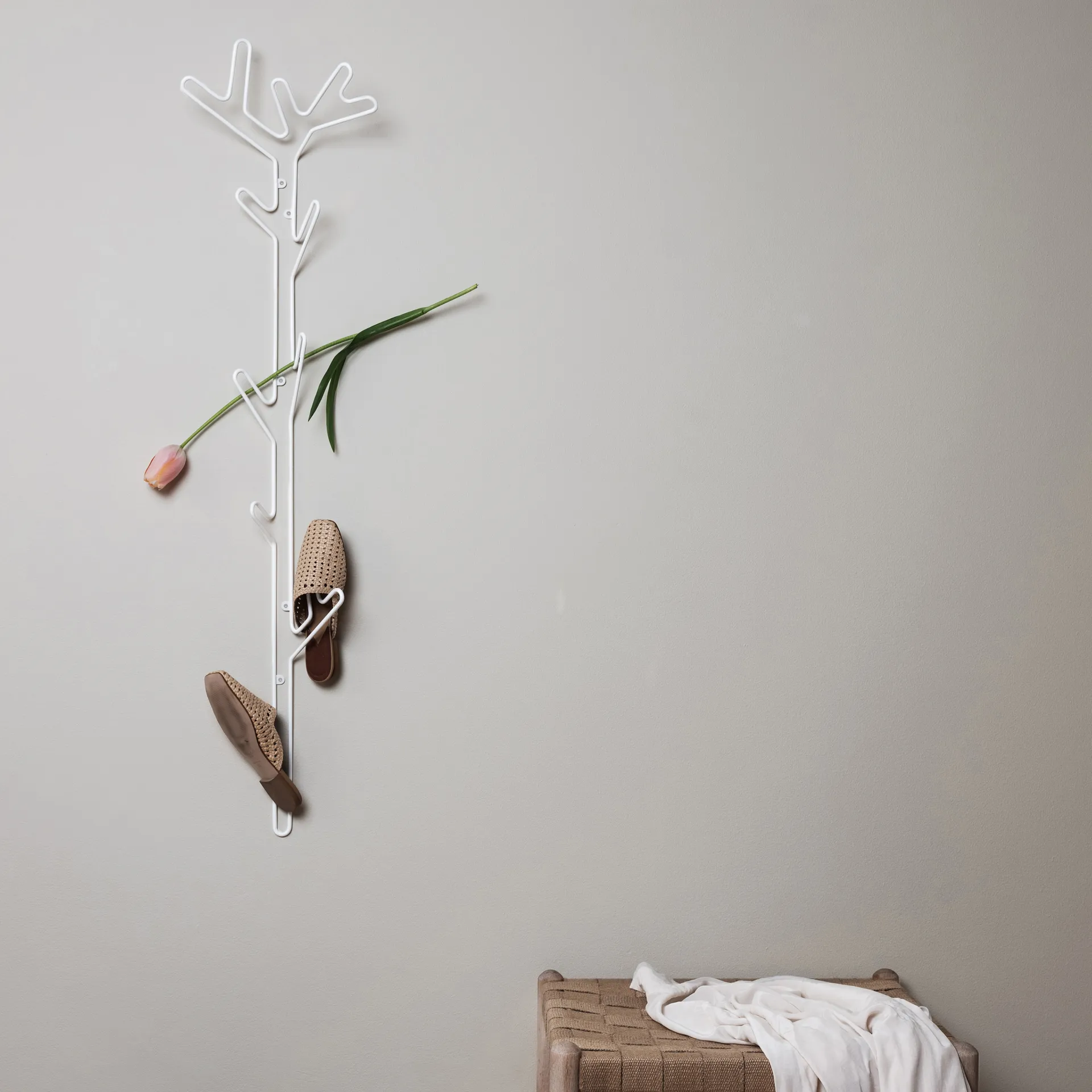 Cabide Branch, branco Maze