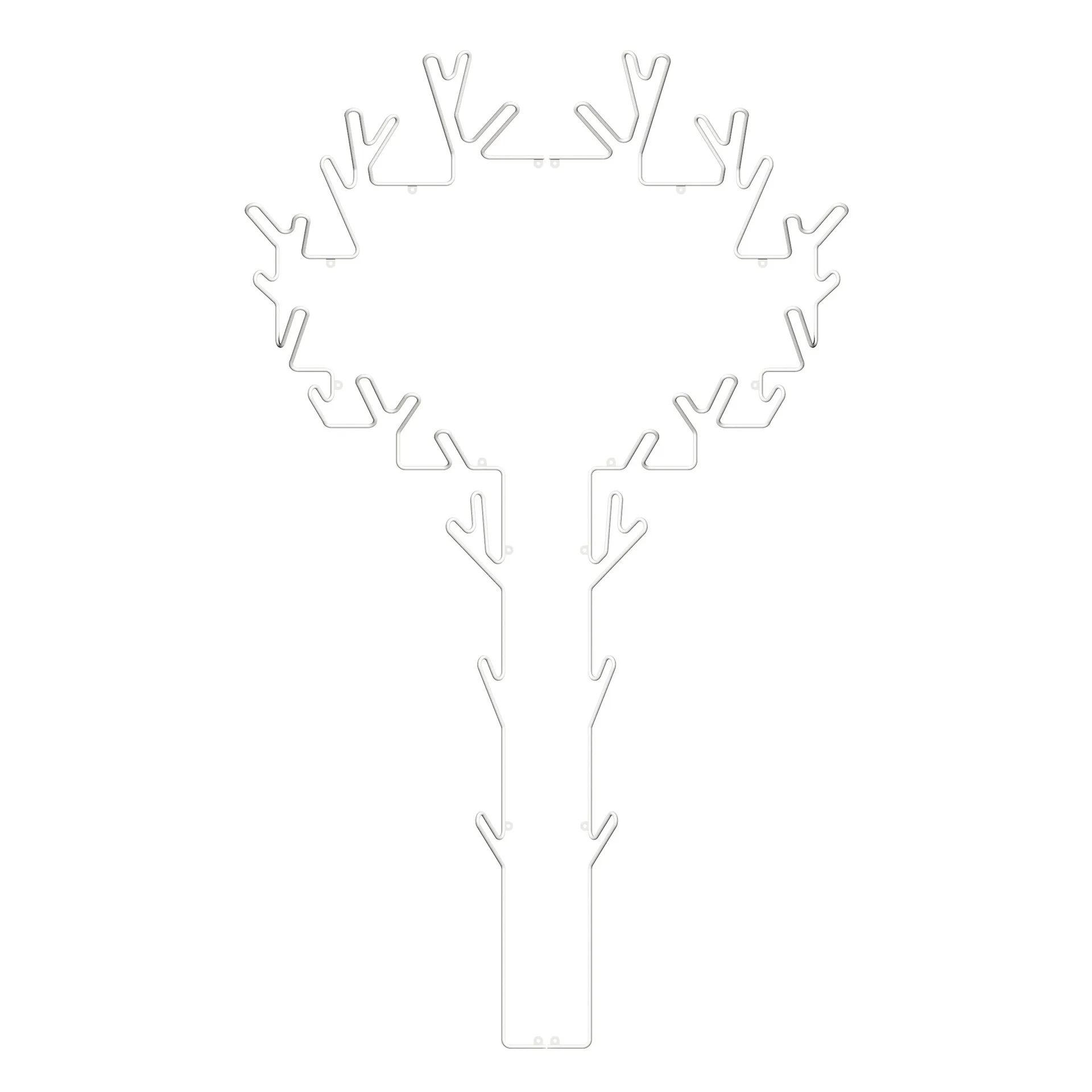 Cabide Tree, branco Maze
