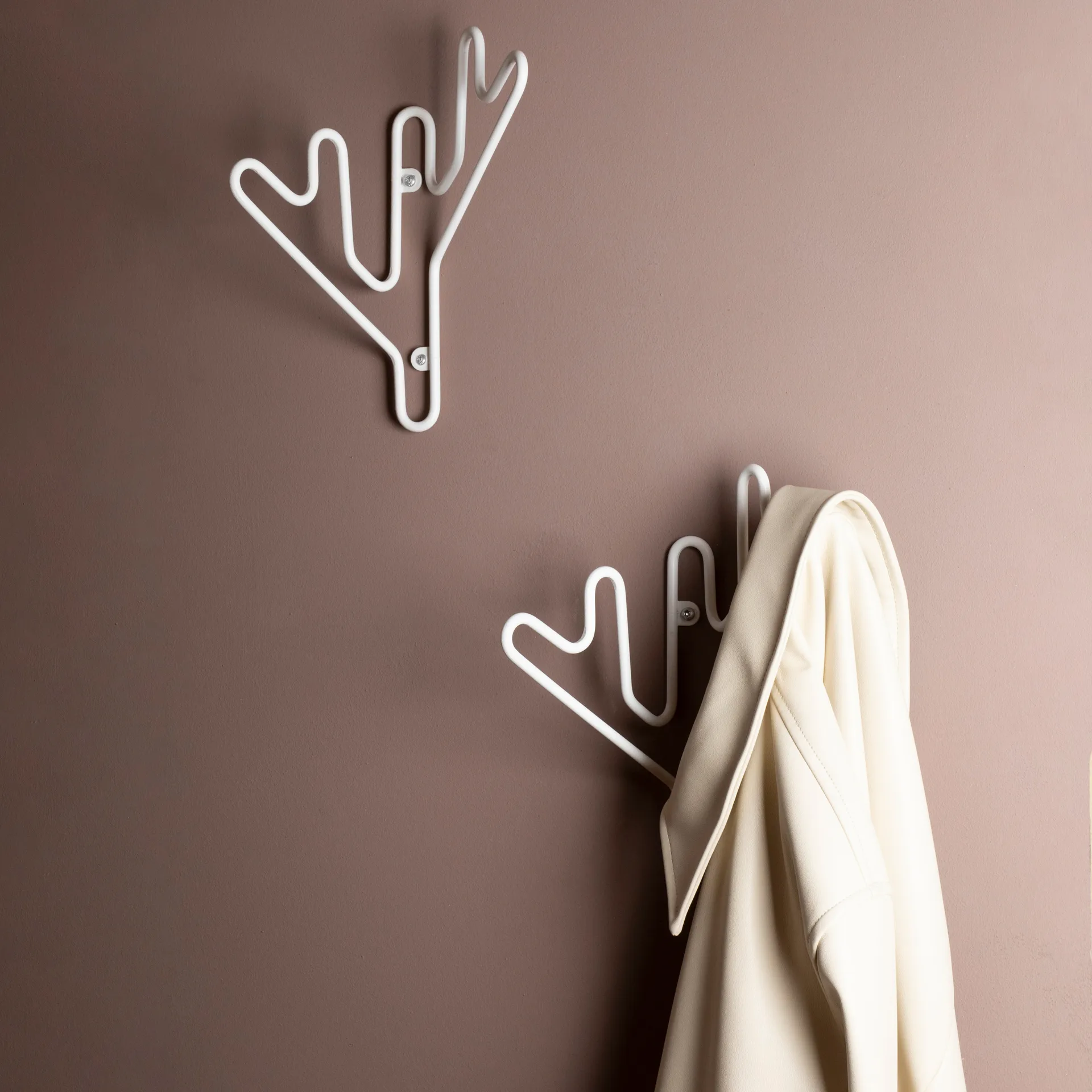 Cabide Twig, branco Maze