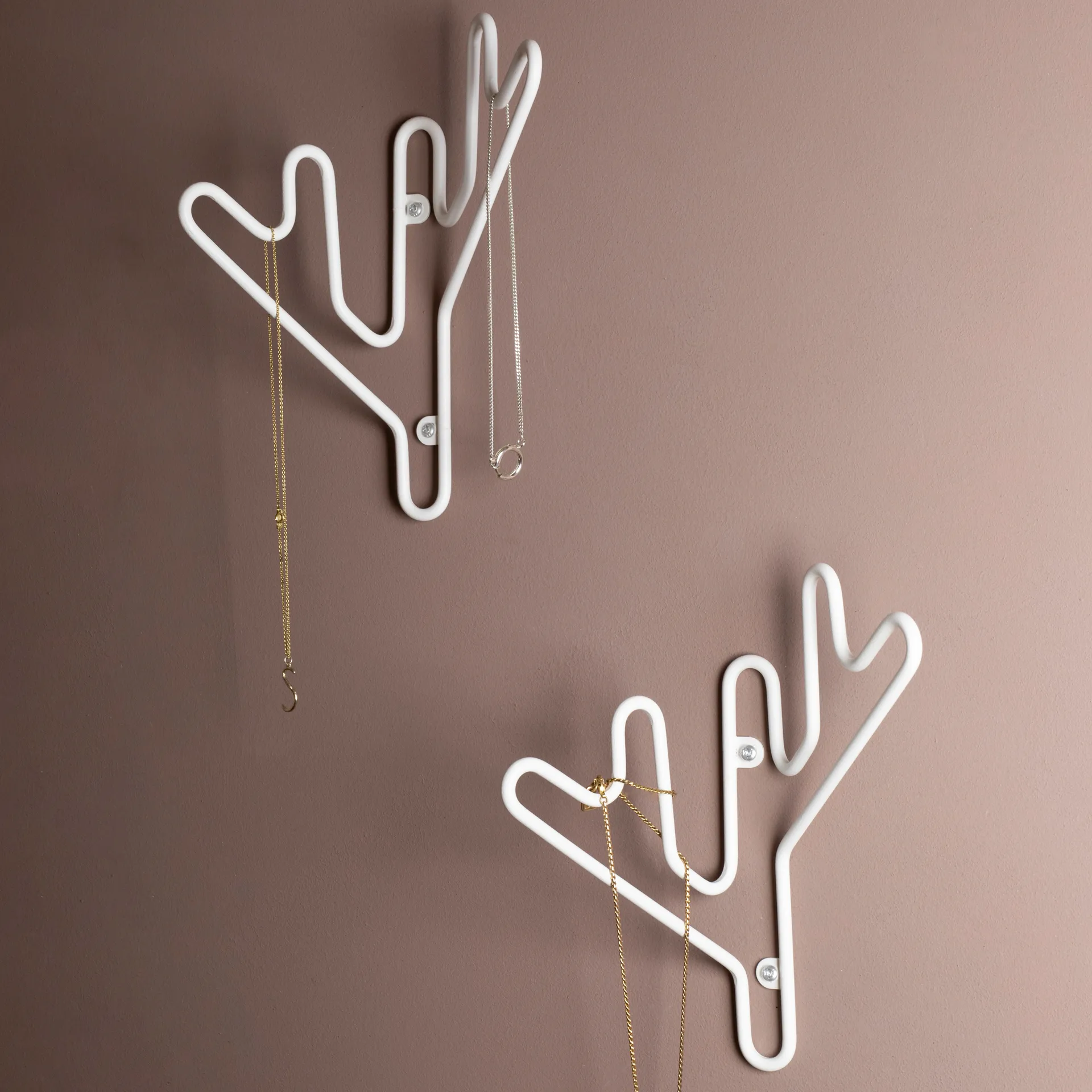 Cabide Twig, branco Maze
