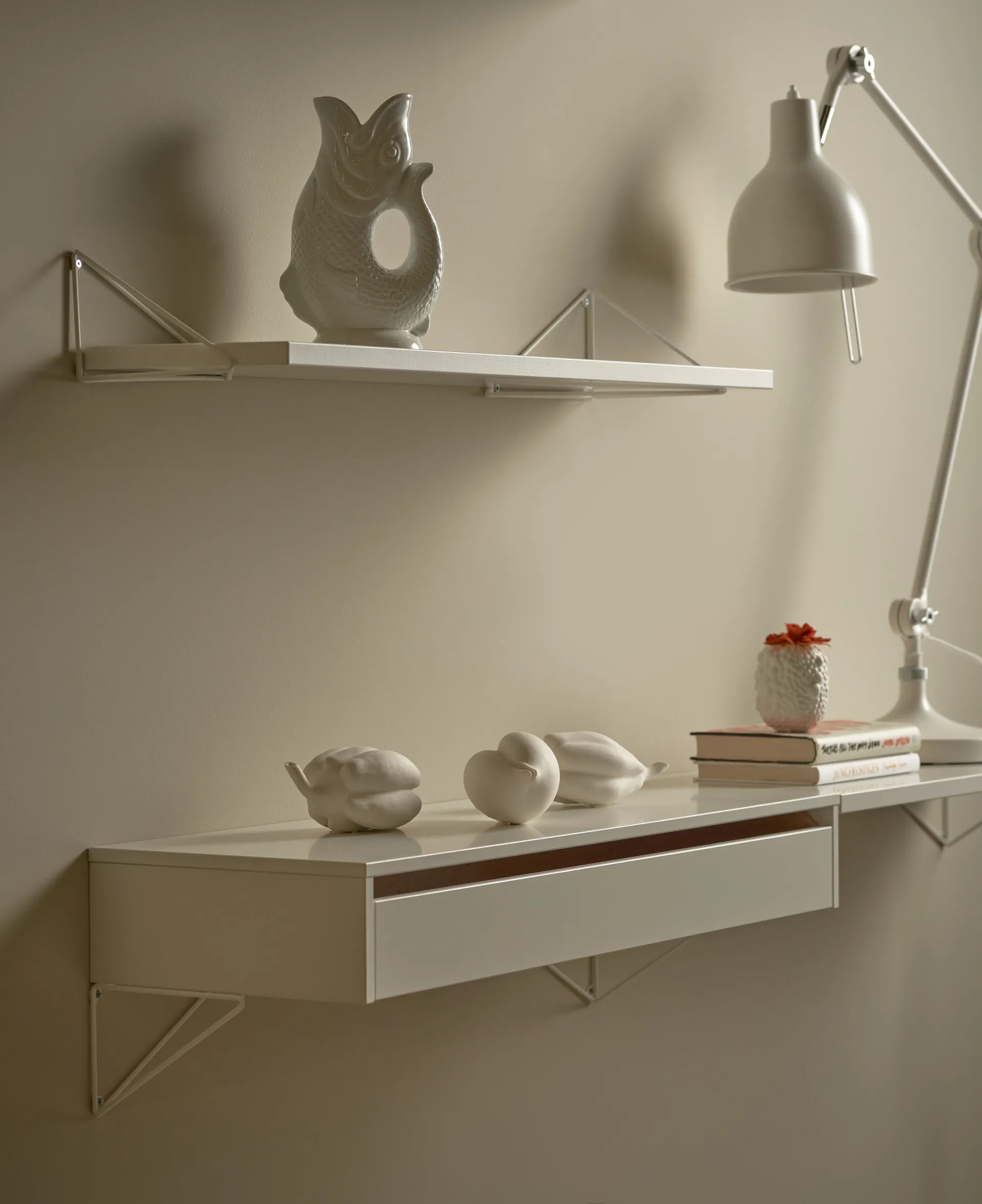 Calhas Pythagoras, 2 un., branco Maze