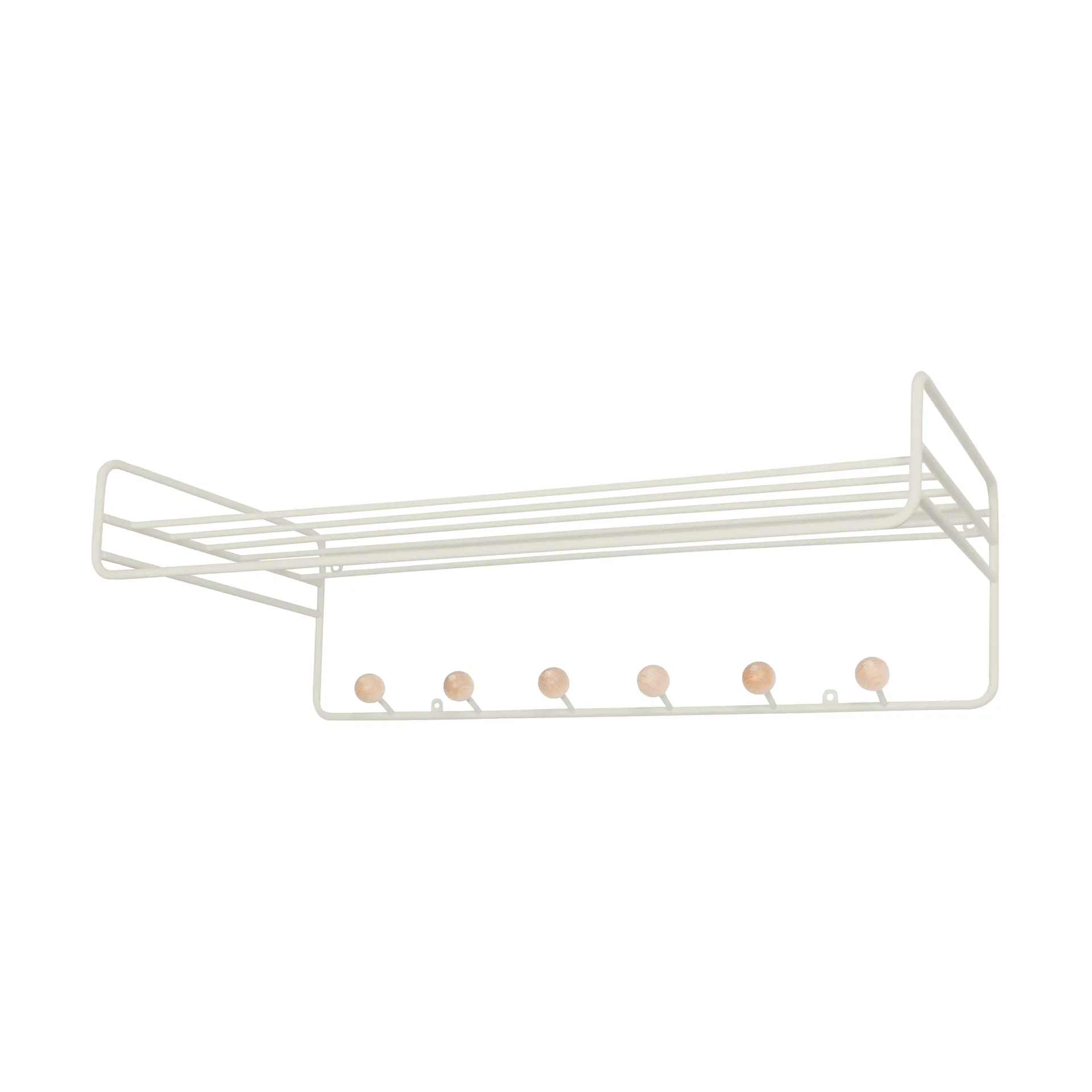 Chapeleiro Bill Hat rack, Greige Maze