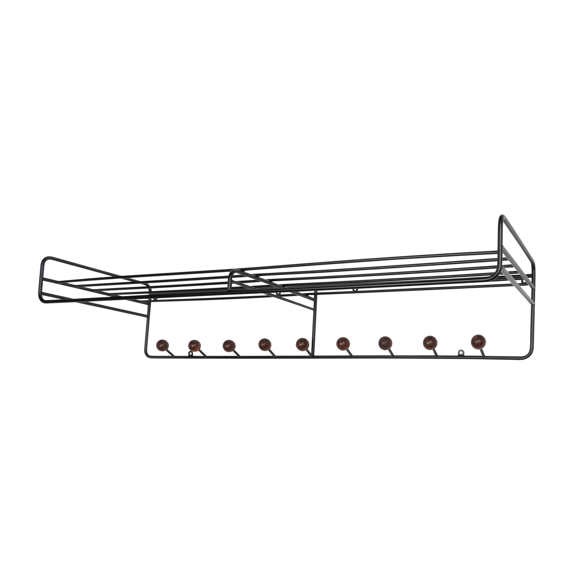 Chapeleiro Bill Hat rack L, Preto-castanho escuro Maze