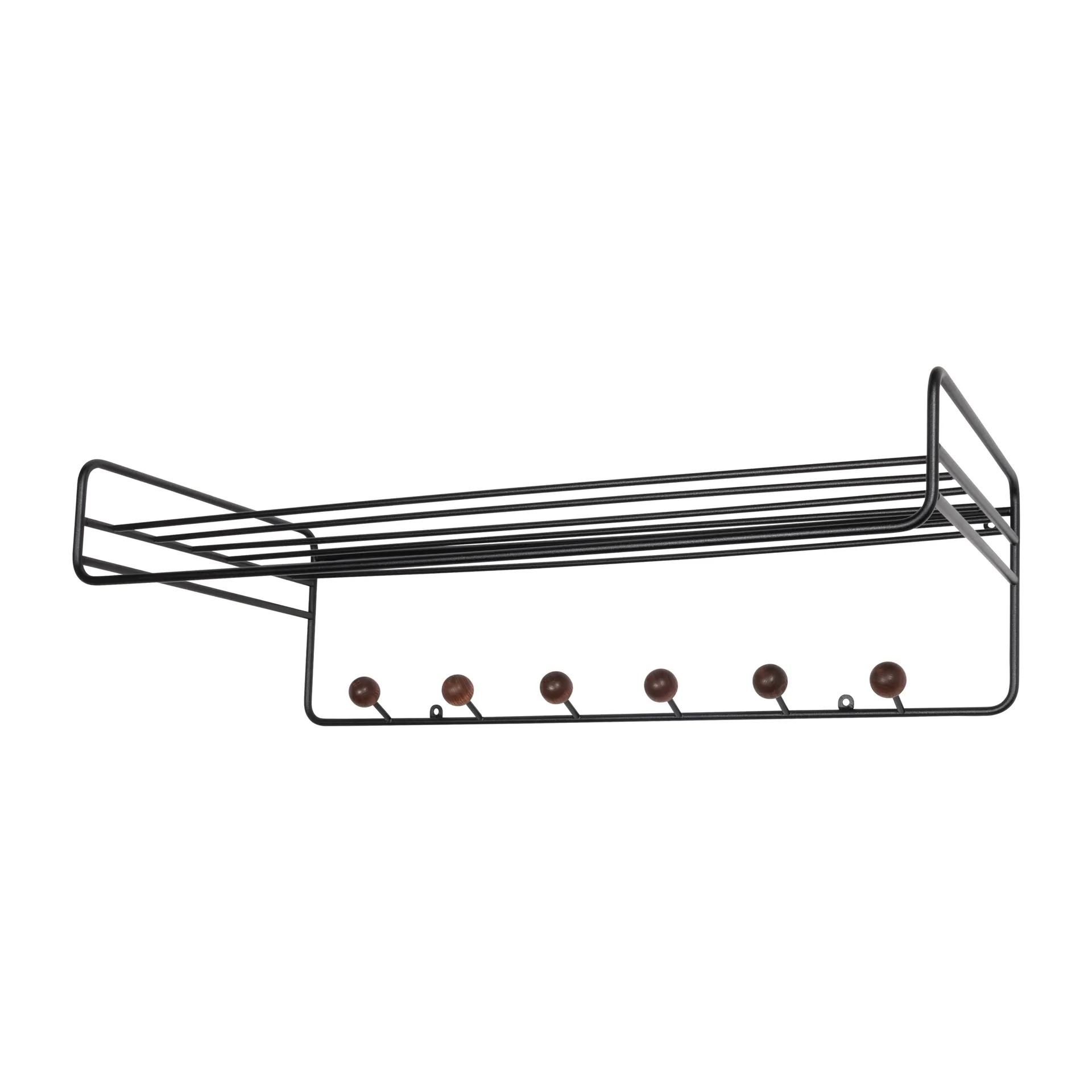 Chapeleiro Bill Hat rack, Preto-castanho escuro Maze
