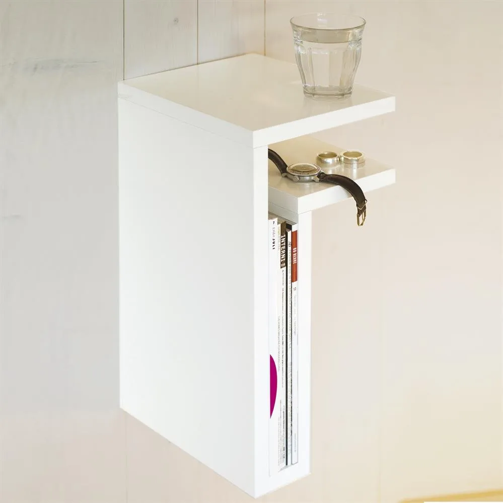 Estante F branca, f-prateleira direita Maze