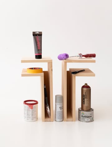 F-shelf Play DIY prateleira de parede - Pinheiro, esquerdo - Maze