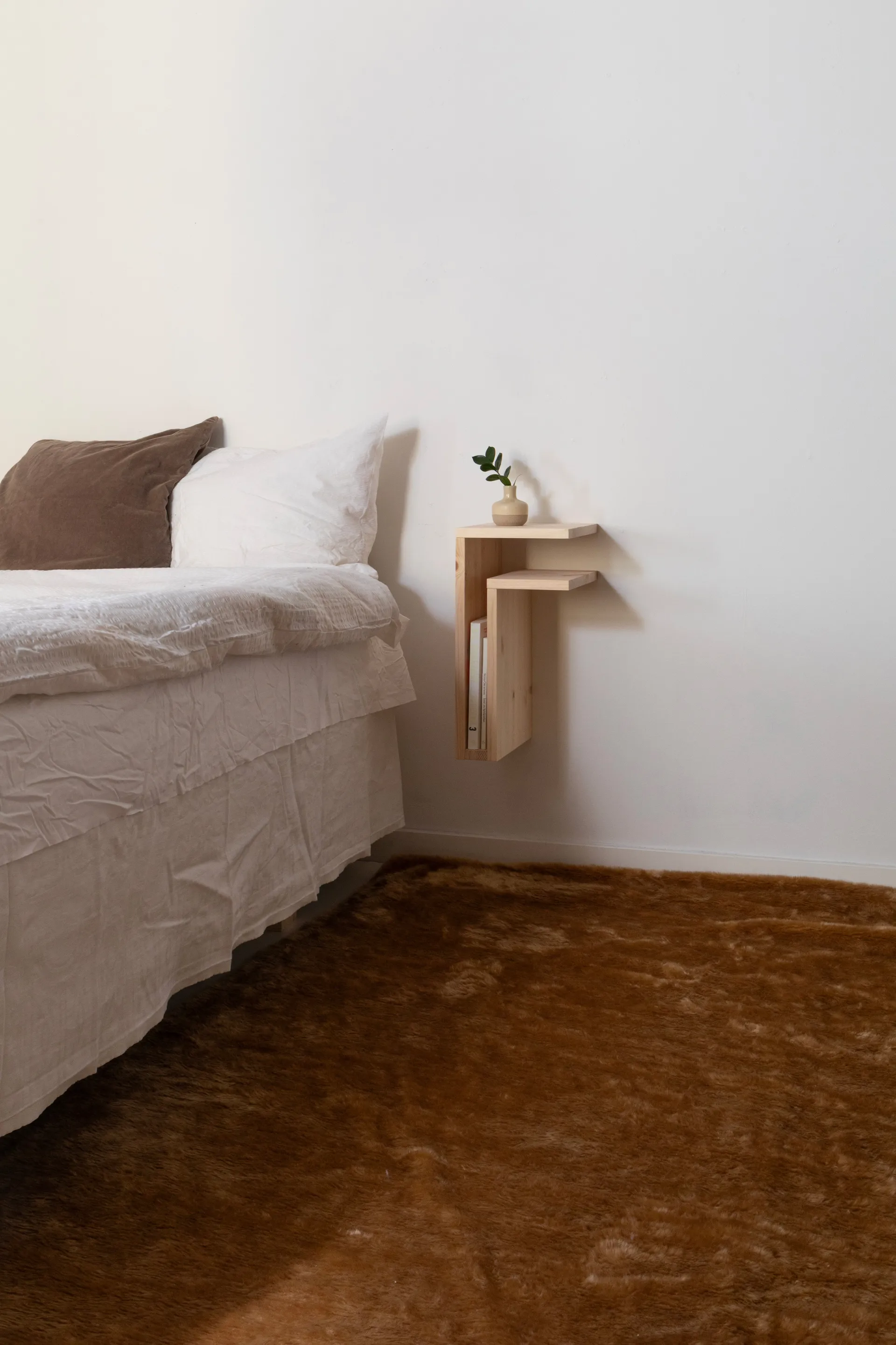 F-shelf Play DIY prateleira de parede, Pinho, direita Maze