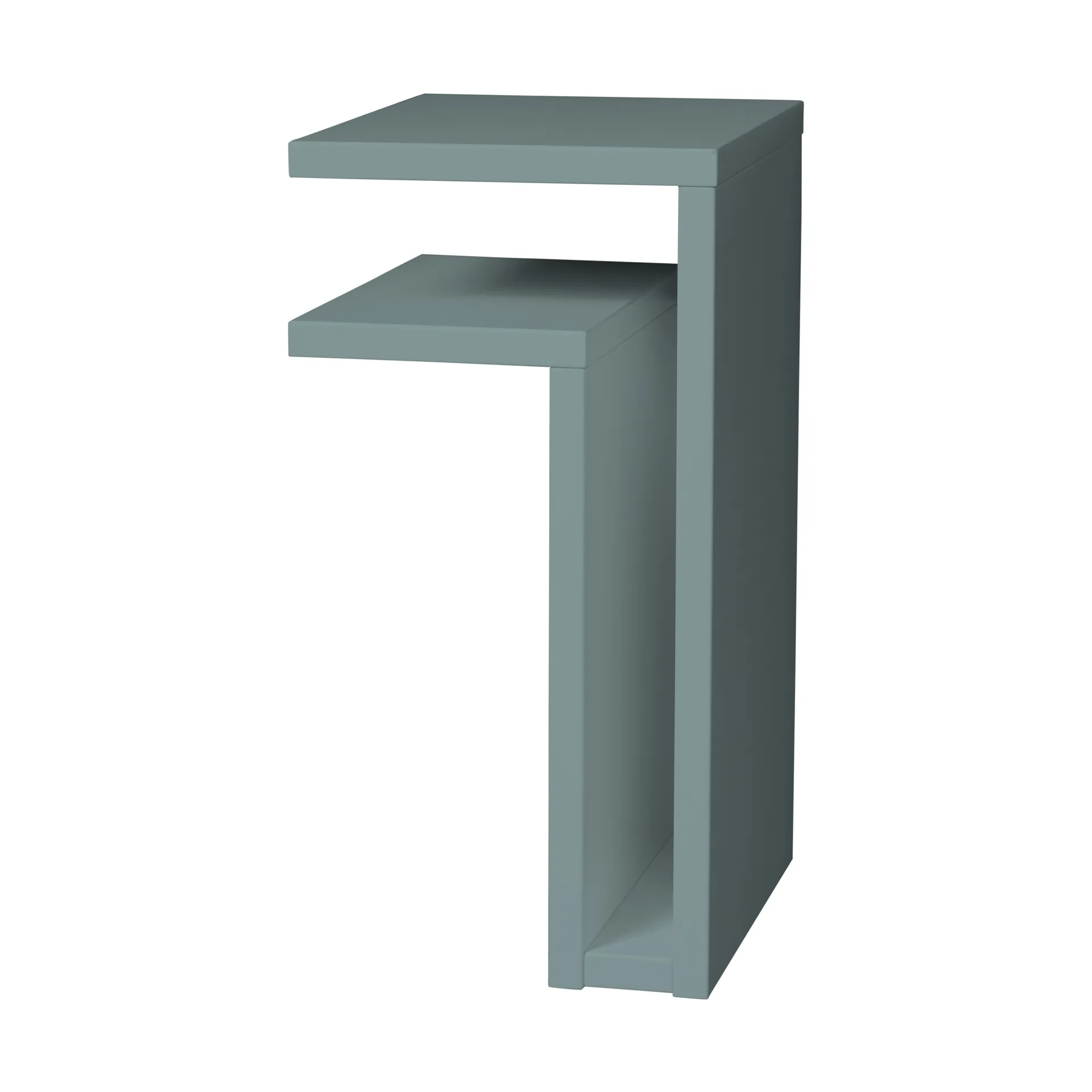 F-shelf prateleira de parede azul pombo, Prateleira à esquerda Maze